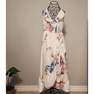 Floral Dress Down the Knee